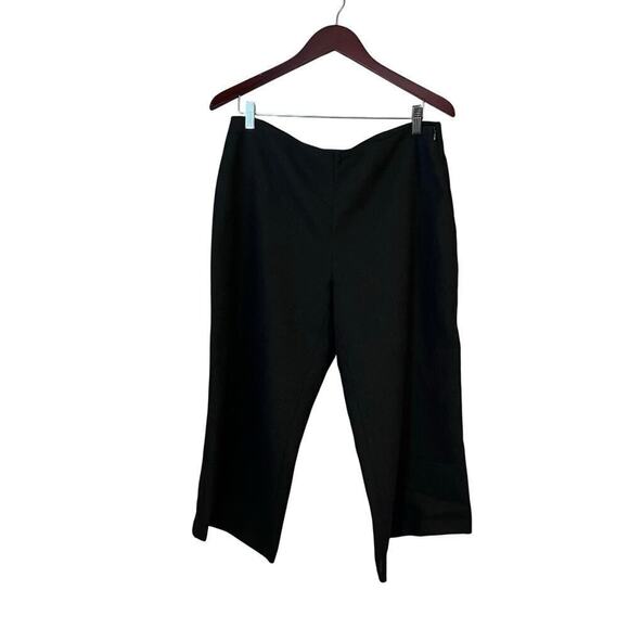 Eileen Fisher Pants - Eileen Fisher Vintage Women’s Wide Leg Culotte  Italian Fabric Pants M Charcoal